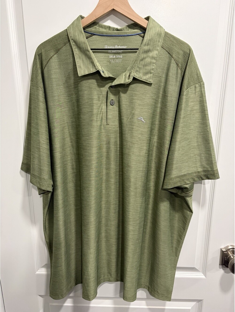 Tommy Bahama Palm Coast IslandZone Polo Shirt Men’s Size 3XLB 3XL Big Green
